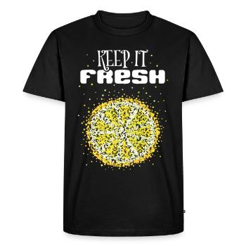 Lemon Costume Replacement Carnival Carnival Gift - Men's Premium Organic T-Shirt - black - Front - Nico (187cm)