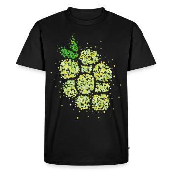 Remplacement du costume de raisin Carnaval Confettis - T-shirt Premium bio Homme - noir - Devant - Nico (187cm)
