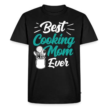 Best Cooking Mother Ever Cooking Mom - Men's Premium Organic T-Shirt - black - Front - Nico (187cm)