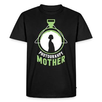Photographer Mother Camera Mom Photography - Men's Premium Organic T-Shirt - black - Front - Nico (187cm)