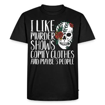 Punk Spooky Hippie Lifestyle Célébrer Halloween - T-shirt Premium bio Homme - noir - Devant - Nico (187cm)