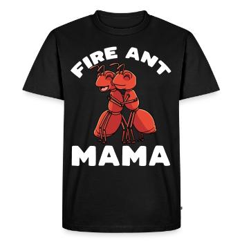 Amoureux des fourmis de feu - T-shirt Premium bio Homme - noir - Devant - Nico (187cm)