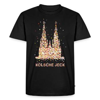 Kölsche Jeck Costume Replacement Costume Carnival - Men's Premium Organic T-Shirt - black - Front - Nico (187cm)