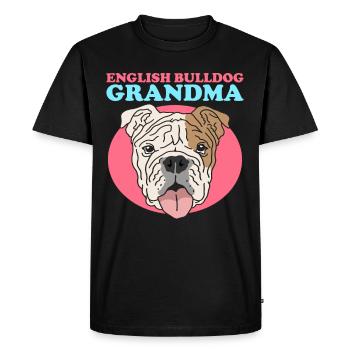 Deutsch Bulldog Grandma Dog Owner Cadeau - T-shirt Premium bio Homme - noir - Devant - Nico (187cm)