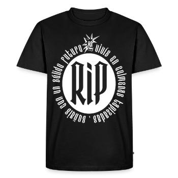 SCORIES RIP - T-shirt Premium bio Homme - noir - Devant - Nico (187cm)