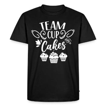 Team Cupcakes Lovers Food Cupcake Sweet - Men's Premium Organic T-Shirt - black - Front - Nico (187cm)