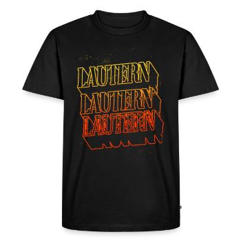 Kaiserslautern Lautern Germany City Font - Men's Premium Organic T-Shirt - black - Front - Nico (187cm)