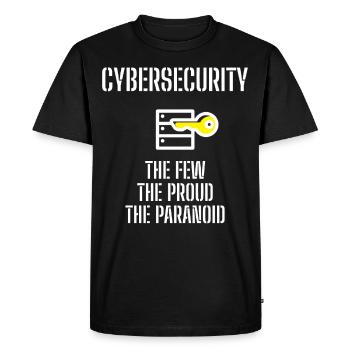 Cybersecurity - IT Security Computer Scientists - Men's Premium Organic T-Shirt - black - Front - Nico (187cm)