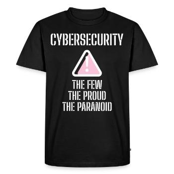 Cybersecurity - IT Security Computer Scientists - Men's Premium Organic T-Shirt - black - Front - Nico (187cm)