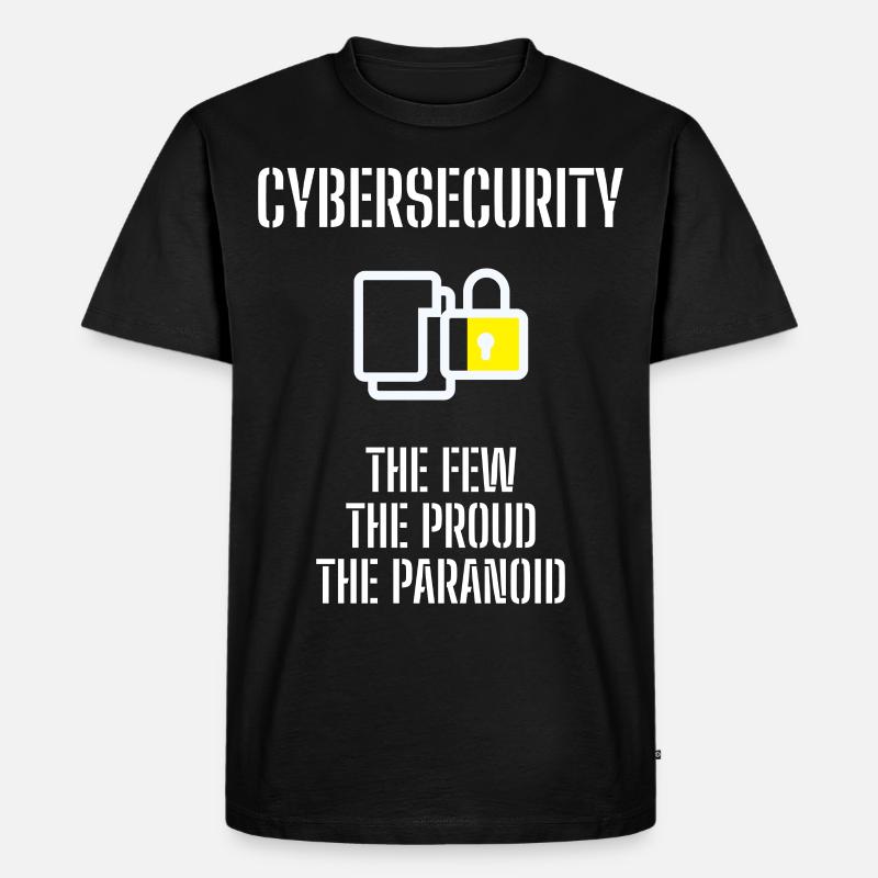 Cybersecurity - IT Security Computer Scientists - Men's Premium Organic T-Shirt - black