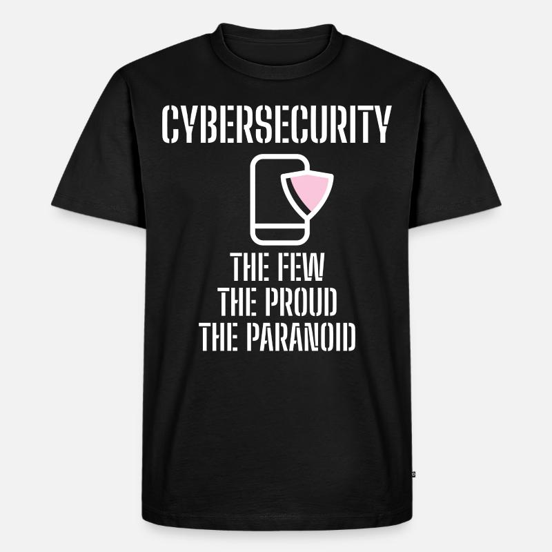 Cybersecurity - IT-Sicherheit Informatiker - Männer Premium Bio T-Shirt - Schwarz