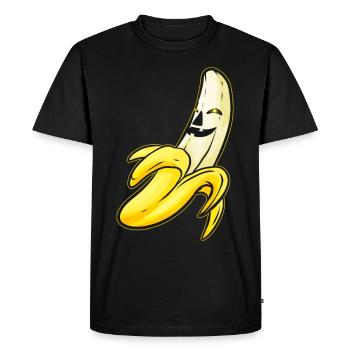 Maléfique Jack O Lantern Banane Halloween - T-shirt Premium bio Homme - noir - Devant - Nico (187cm)