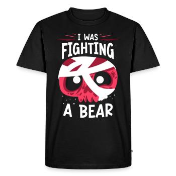 I have struggled with a bear patient recovery - Men's Premium Organic T-Shirt - black - Front - Nico (187cm)