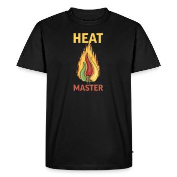 Chili Jalapenos Habaneros Carolina Reaper - T-shirt Premium bio Homme - noir - Devant - Nico (187cm)