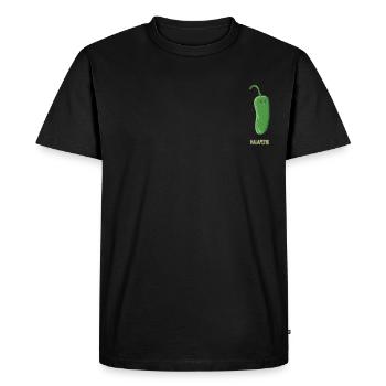 Chili Jalapenos Habaneros Carolina Reaper - T-shirt Premium bio Homme - noir - Devant - Nico (187cm)