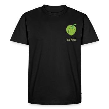 Chili Jalapenos Habaneros Carolina Reaper - T-shirt Premium bio Homme - noir - Devant - Nico (187cm)