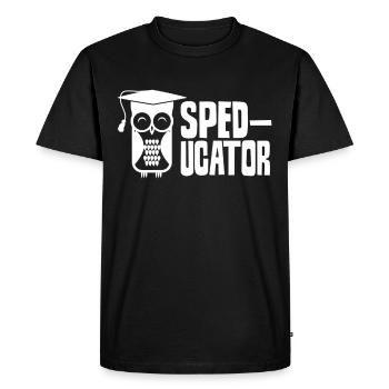 Sped-Ucator Profession Special Education Special Education - Men's Premium Organic T-Shirt - black - Front - Nico (187cm)