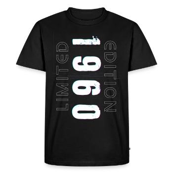 Édition Limitée Année de Naissance 1960 Cadeau Hommes - T-shirt Premium bio Homme - noir - Devant - Nico (187cm)
