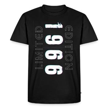 Limited Edition Year of Birth 1966 Gift Men - Men's Premium Organic T-Shirt - black - Front - Nico (187cm)