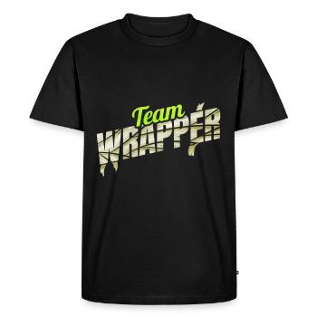 Équipe Wrapper Momie Horde Halloween - T-shirt Premium bio Homme - noir - Devant - Nico (187cm)