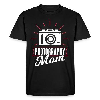 Photographer Mama Camera Photography Mother - Men's Premium Organic T-Shirt - black - Front - Nico (187cm)