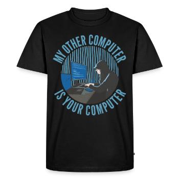 Other computer cyber security expert, The - Men's Premium Organic T-Shirt - black - Front - Nico (187cm)