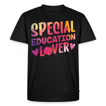 Amoureux de l’éducation de l’enfance en difficulté Enseignants de l’enfance en difficulté - T-shirt Premium bio Homme - noir - Devant - Nico (187cm)