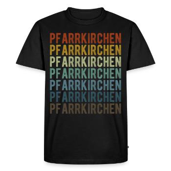 Pfarrkirchen Stadt Retro Vintage - T-shirt Premium bio Homme - noir - Devant - Nico (187cm)