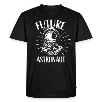 Future Astronaut Astronomy Rocket Space - Men's Premium Organic T-Shirt - black - Front - Nico (187cm)