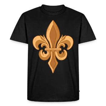 Symbole esthétique baroque Dark Academia - T-shirt Premium bio Homme - noir - Devant - Nico (187cm)