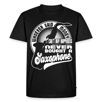 Saxophoniste Saxophoniste Saxophoniste - T-shirt Premium bio Homme - noir - Devant - Nico (187cm)