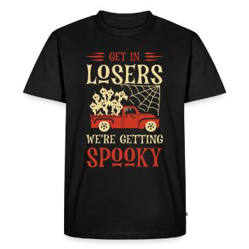 Rise a Loser Nous devenons effrayants - T-shirt Premium bio Homme - noir - Devant - Nico (187cm)