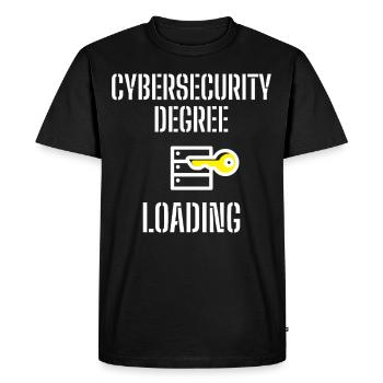 Cybersecurity - IT Security Computer Scientists - Men's Premium Organic T-Shirt - black - Front - Nico (187cm)