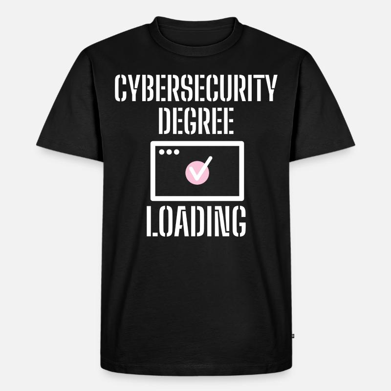 Cybersecurity - IT-Sicherheit Informatiker - Männer Premium Bio T-Shirt - Schwarz