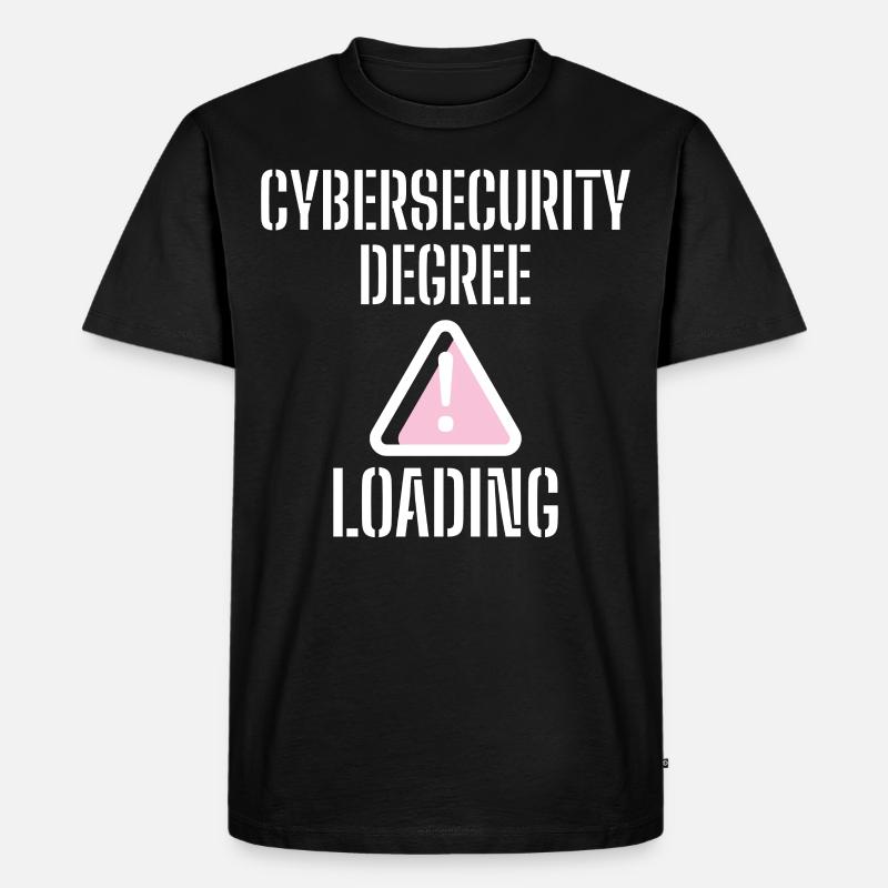 Cybersecurity - IT-Sicherheit Informatiker - Männer Premium Bio T-Shirt - Schwarz
