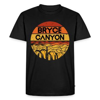 Bryce Canyon National Park Tourist Souvenir Utah Wa - T-shirt Premium bio Homme - noir - Devant - Nico (187cm)