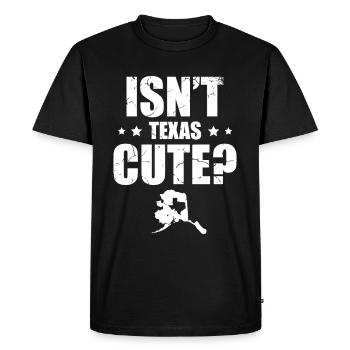 Le Texas n’est-il pas mignon Alaska Alaska État des États-Unis - T-shirt Premium bio Homme - noir - Devant - Nico (187cm)