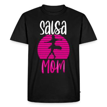 Salsa Maman Danse Danseuse Danse Hobby - T-shirt Premium bio Homme - noir - Devant - Nico (187cm)