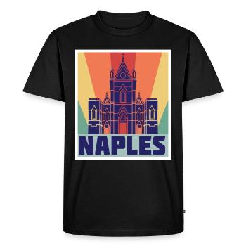 Italy Souvenir Naples Italian Home Mitt - Men's Premium Organic T-Shirt - black - Front - Nico (187cm)