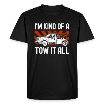 I'm kind of a tow it all tow truck driver - Men's Premium Organic T-Shirt - black - Front - Nico (187cm)