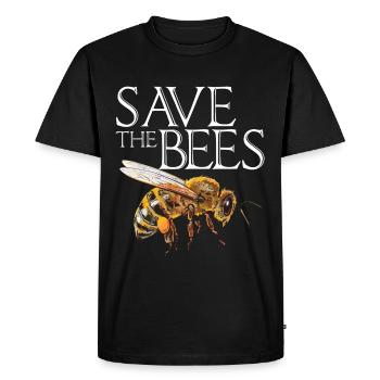 Save The Bees Apiculture Honey Bee Queen Bee Imk - T-shirt Premium bio Homme - noir - Devant - Nico (187cm)