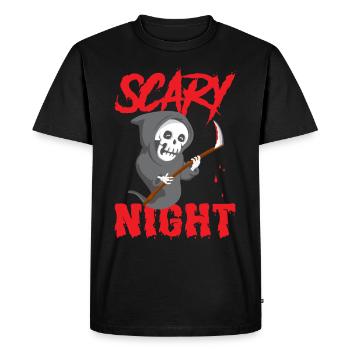 Grim Reaper Scary Night pour Halloween Angel Of Dea - T-shirt Premium bio Homme - noir - Devant - Nico (187cm)