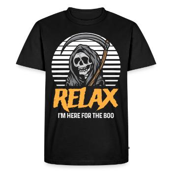 Merry Grim Reaper Angel of Death Halloween Sens - T-shirt Premium bio Homme - noir - Devant - Nico (187cm)