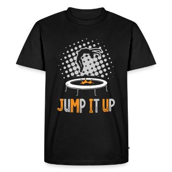 Jump It Up Trampoline Trampoline Trampoline - T-shirt Premium bio Homme - noir - Devant - Nico (187cm)