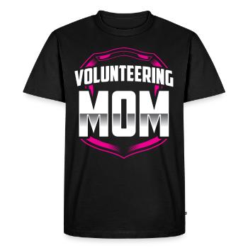 Mère bénévole Volontaire Profession bénévole - T-shirt Premium bio Homme - noir - Devant - Nico (187cm)