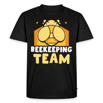 Team Beekeeping Honey Beekeepers Beekeepers - Men's Premium Organic T-Shirt - black - Front - Nico (187cm)