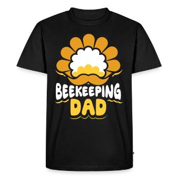 Beekeeping Papa Beekeepers Beekeepers Honey Bee - Men's Premium Organic T-Shirt - black - Front - Nico (187cm)