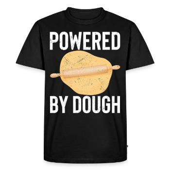Funny bread baker - Men's Premium Organic T-Shirt - black - Front - Nico (187cm)