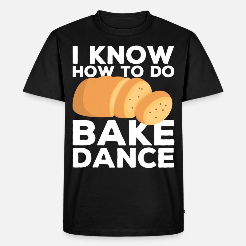 Lustiger Brotbacken-Bäcker - Männer Premium Bio T-Shirt - Schwarz