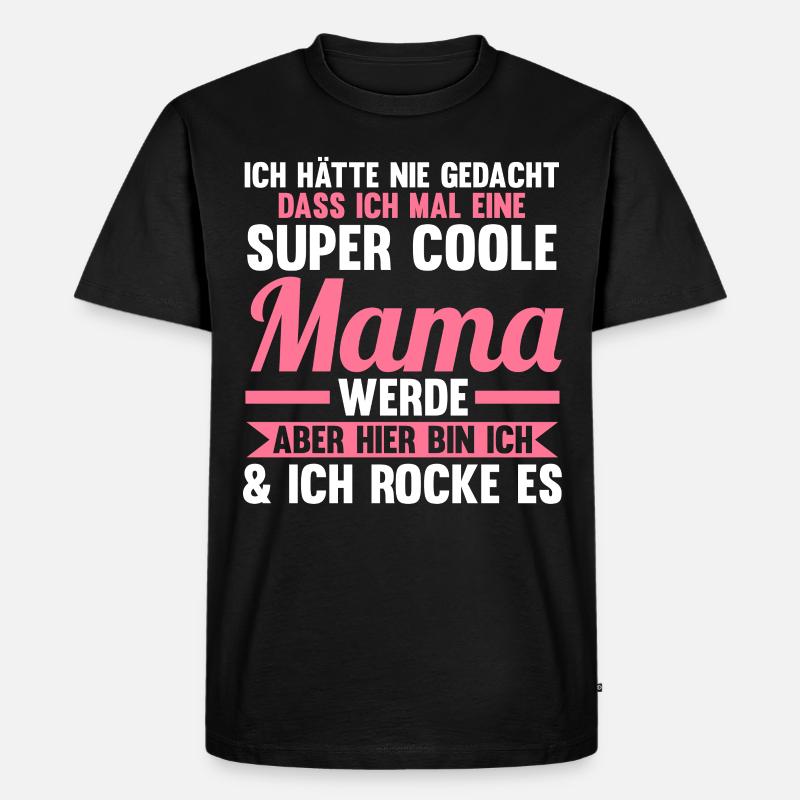 Mutter Mama - Männer Premium Bio T-Shirt - Schwarz